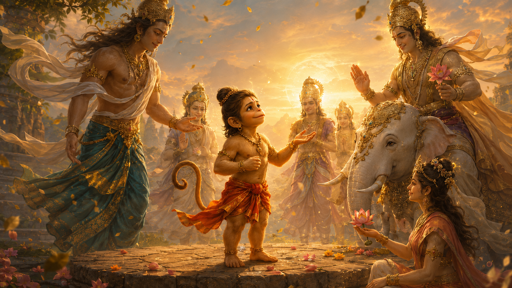 The story of how Lord Hanuman got his name